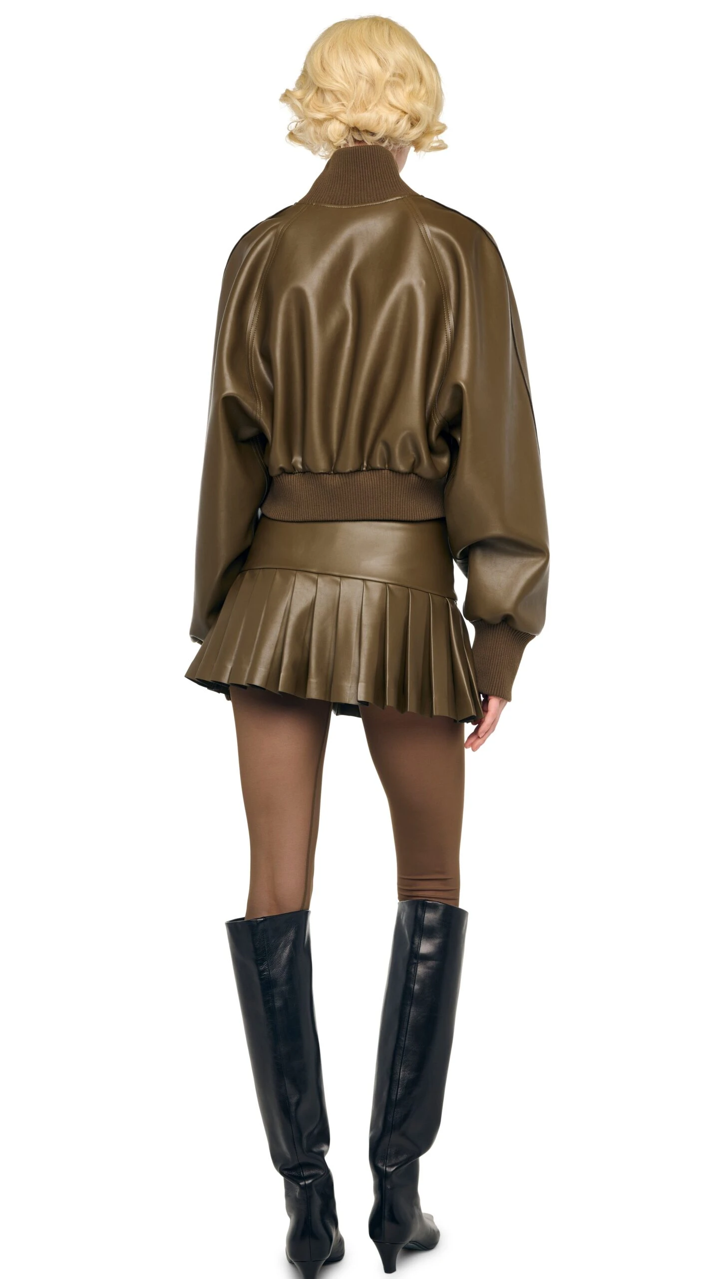 OVERSIZED TURTLE BOMBER JACKET TO WAIST 9 OVERSIZED TURTLE BOMBER JACKET TO WAIST - Image 9