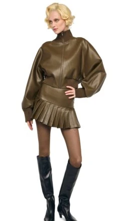 OVERSIZED TURTLE BOMBER JACKET TO WAIST 22 OVERSIZED TURTLE BOMBER JACKET TO WAIST -Norma Kamali 1 31 25f25nk14476 3f7e35a4 a5b4 40a9 93c6 b1303cfe9bd9