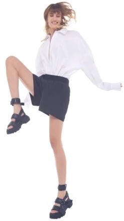 OVERSIZE BF NK BODYSUIT -Norma Kamali 10 6 20nk 14189