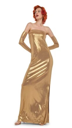 STRAPLESS TAILORED SIDE SLIT GOWN -Norma Kamali 11 20 24pf25nk00062