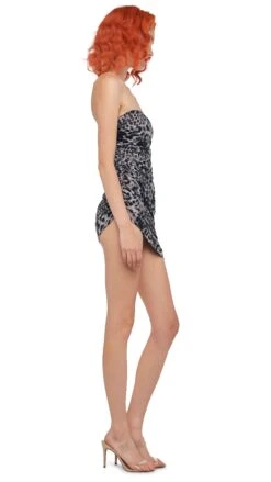 STRAPLESS DIANA PICKLEBALL DRESS -Norma Kamali 11 20 24pf25nk03524