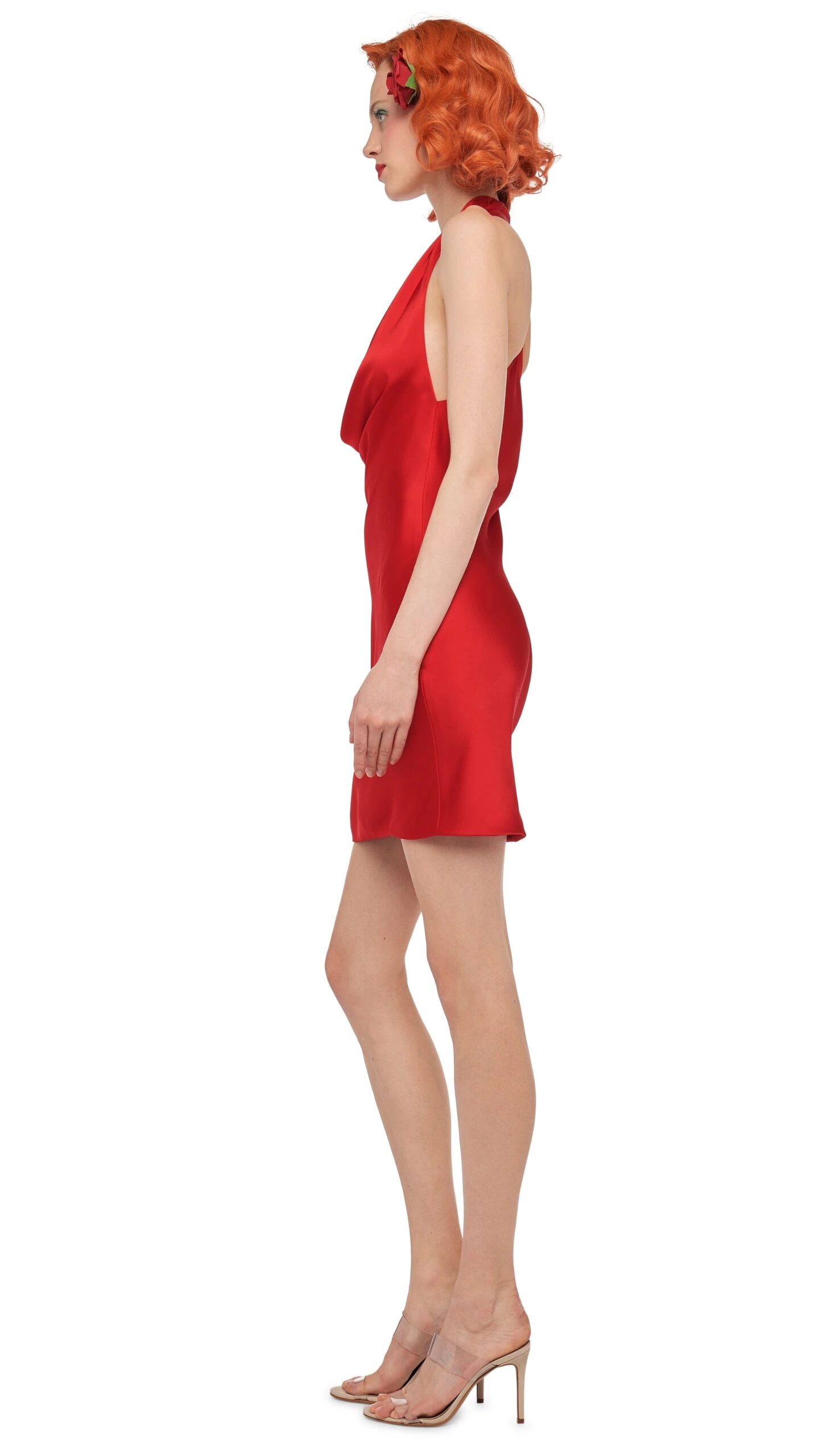 HALTER DRAPE MINI DRESS 2 HALTER DRAPE MINI DRESS - Image 2