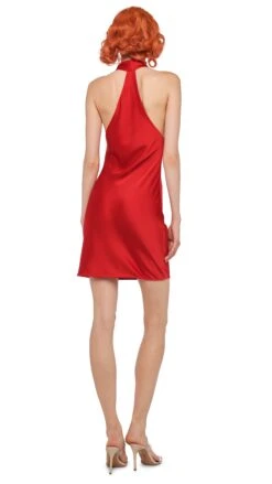 HALTER DRAPE MINI DRESS 10 HALTER DRAPE MINI DRESS -Norma Kamali 11 20 24pf25nk04875