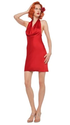 HALTER DRAPE MINI DRESS 11 HALTER DRAPE MINI DRESS -Norma Kamali 11 20 24pf25nk04891