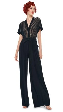 GERALYN SHORT SLEEVE JUMPSUIT