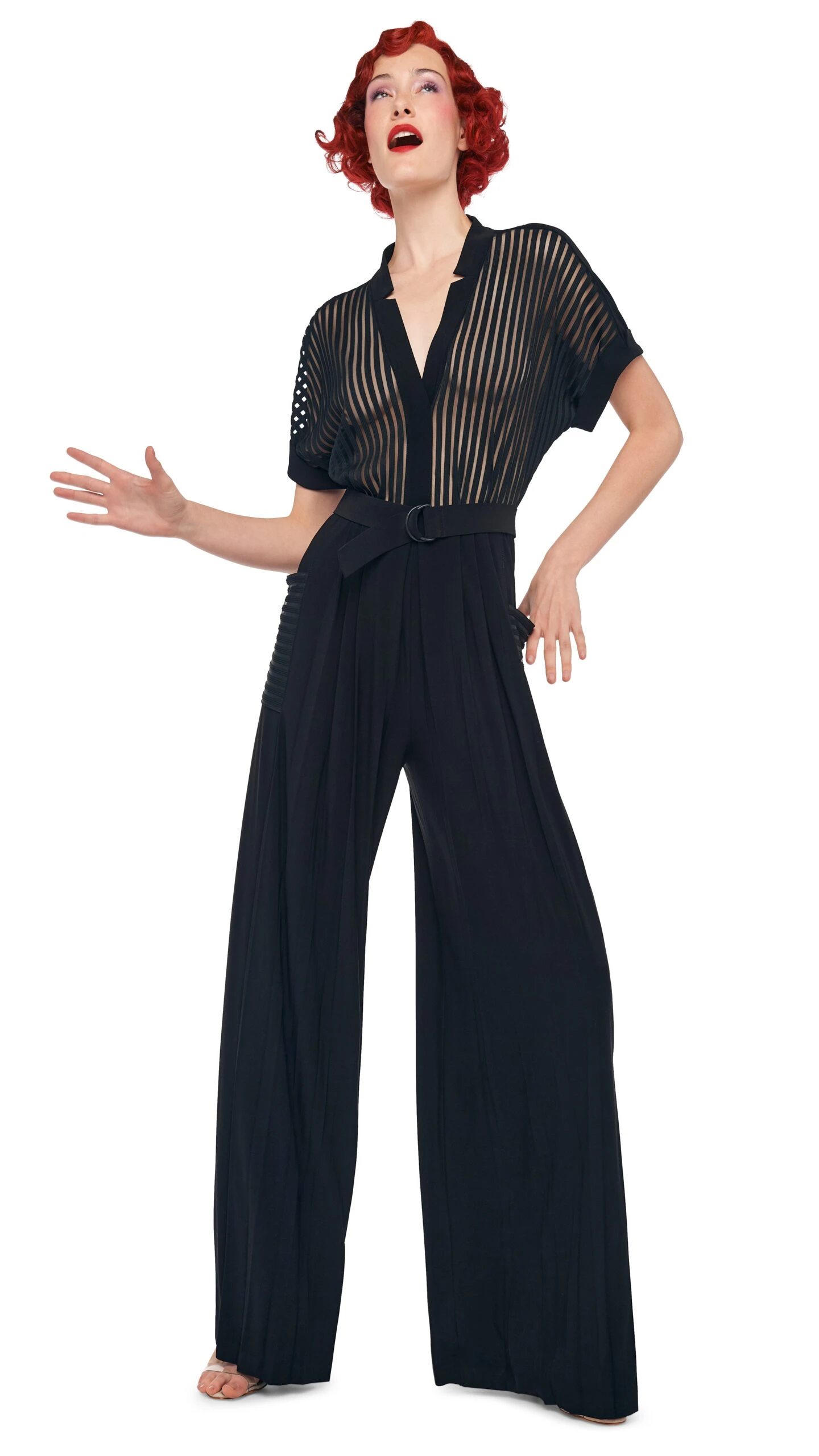 GERALYN SHORT SLEEVE JUMPSUIT 4 GERALYN SHORT SLEEVE JUMPSUIT - Image 4