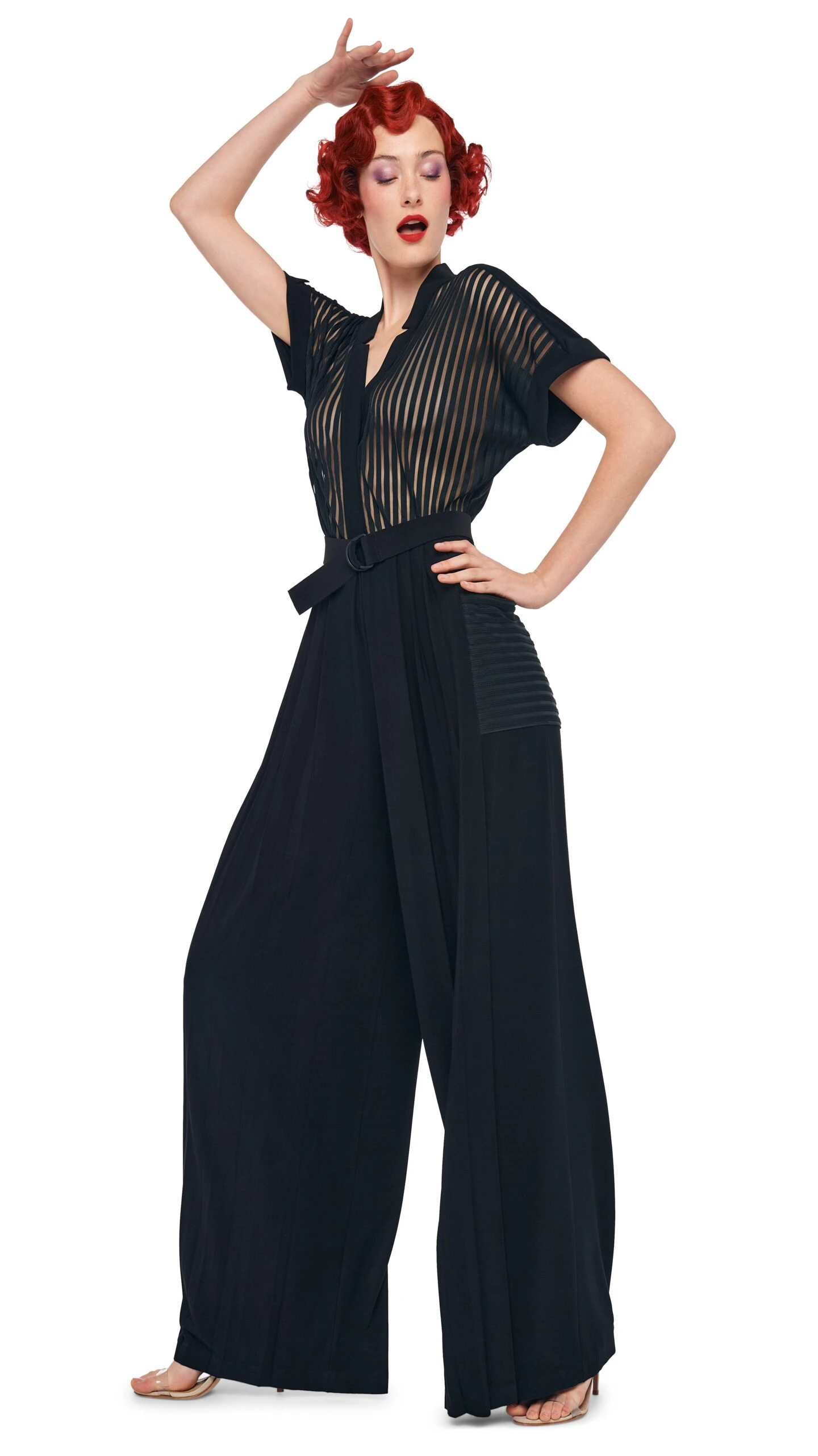 GERALYN SHORT SLEEVE JUMPSUIT 5 GERALYN SHORT SLEEVE JUMPSUIT - Image 5