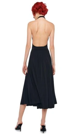 FLARED SKIRT TO MIDCALF -Norma Kamali 11 21 24pf25nk09993 a028000f a5d1 4c6a 9d7f 1fd4ce82a086