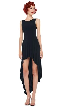 HI LOW SLEEVELESS X GOWN