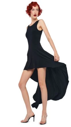 HI LOW SLEEVELESS X GOWN 14 HI LOW SLEEVELESS X GOWN -Norma Kamali 11 21 24pf25nk10170