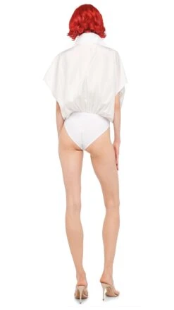 SUPER OS SLEEVELESS BF NK SHIRT BODYSUIT 9 SUPER OS SLEEVELESS BF NK SHIRT BODYSUIT -Norma Kamali 11 21 24pf25nk10628