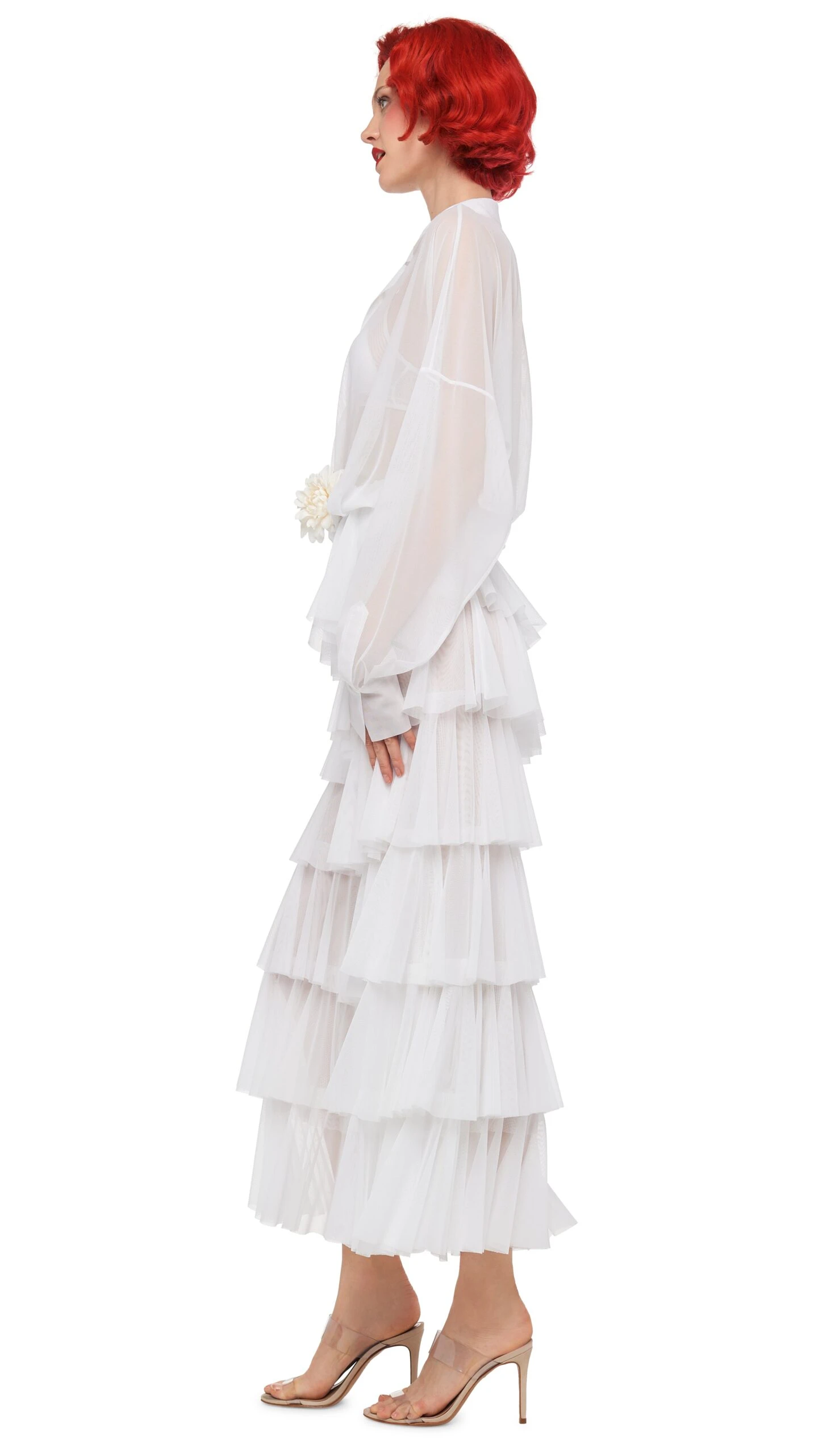 SUPER WIDE LEG RUFFLE PANT 2 SUPER WIDE LEG RUFFLE PANT - Image 2