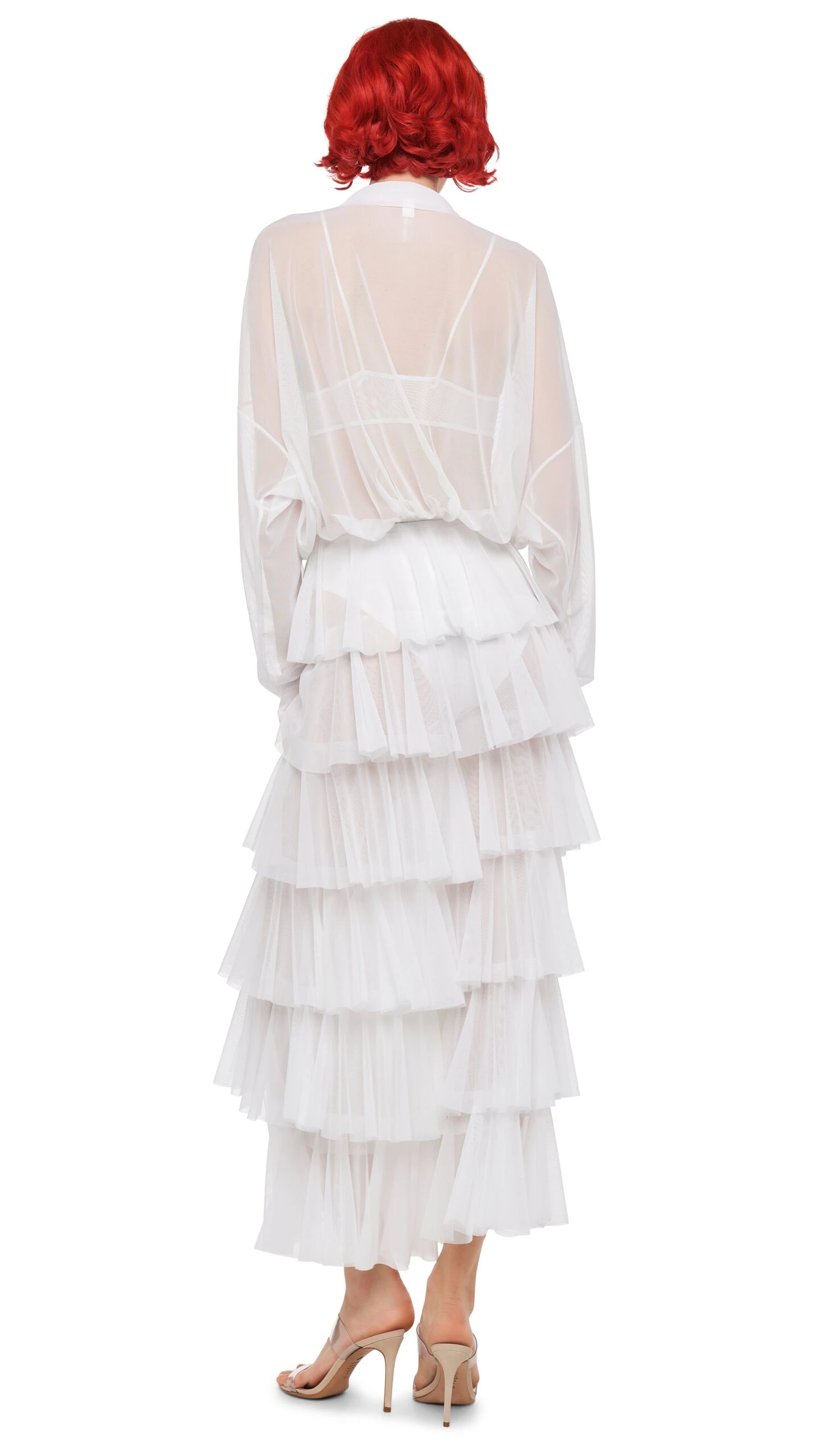 SUPER WIDE LEG RUFFLE PANT 3 SUPER WIDE LEG RUFFLE PANT - Image 3