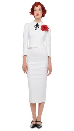 STRAIGHT SKIRT TO MIDCALF