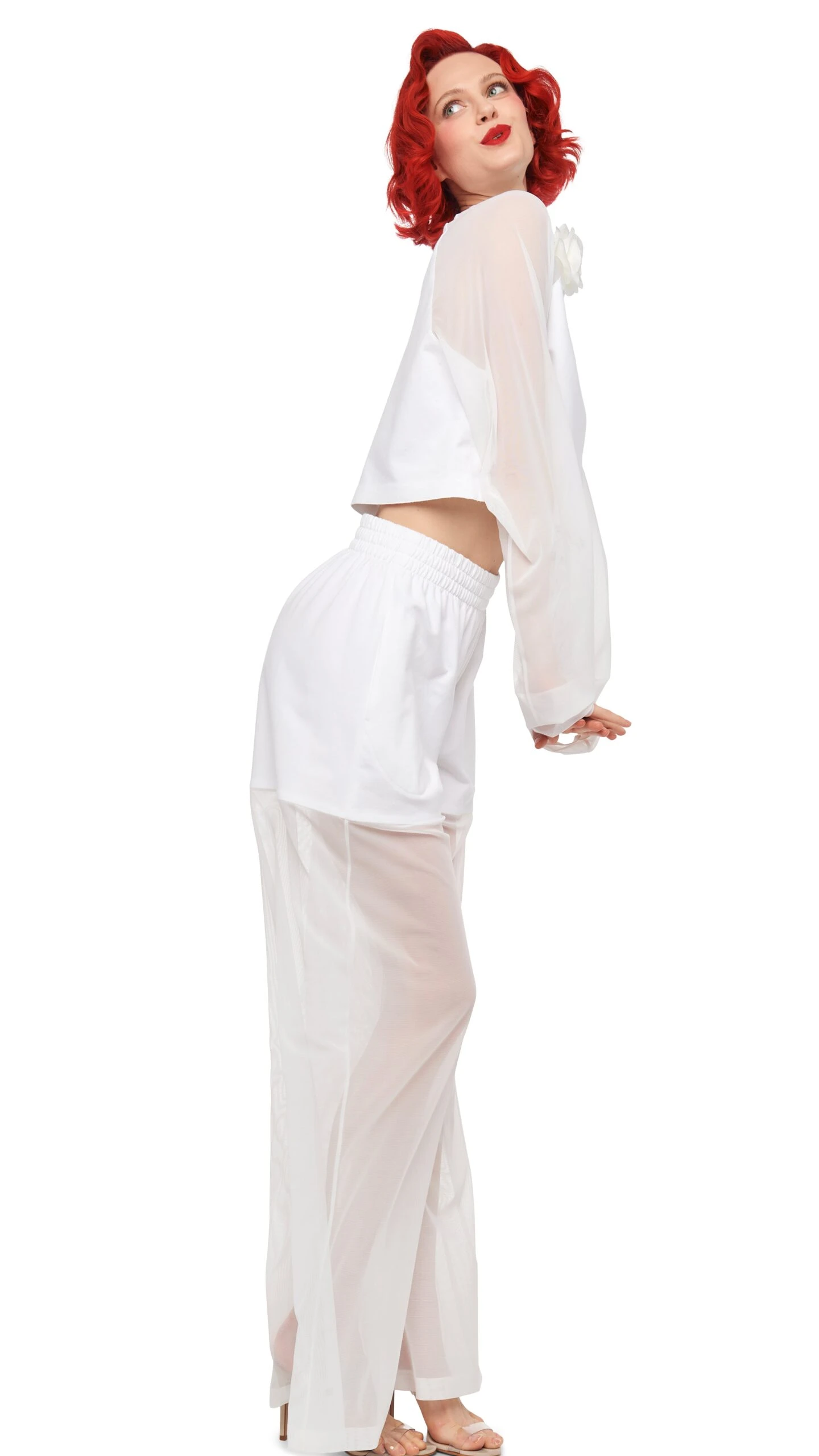 BOYFRIEND ELEPHANT SWEATPANT W/ MESH 6 BOYFRIEND ELEPHANT SWEATPANT W/ MESH - Image 6