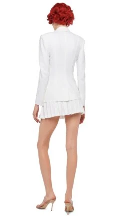 PLEATED PICKLEBALL SKIRT -Norma Kamali 11 21 24pf25nk11774