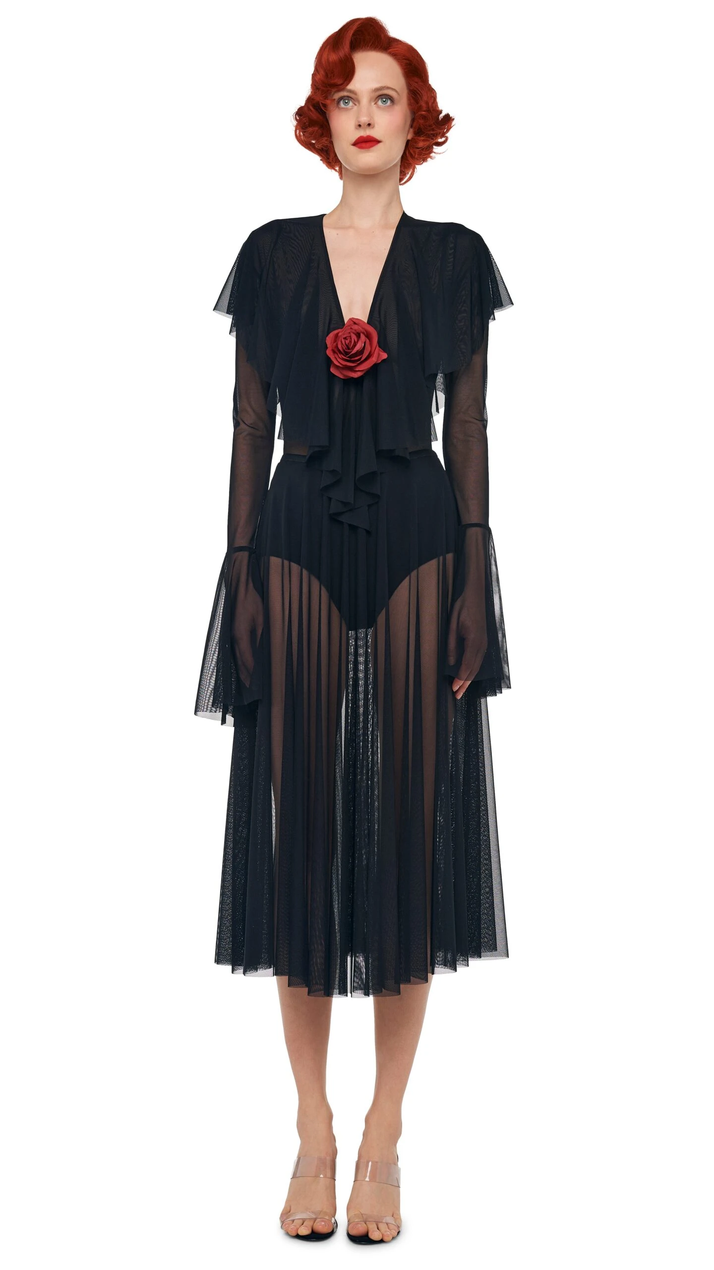 FLARED SKIRT TO MIDCALF W/ PANTY 4 FLARED SKIRT TO MIDCALF W/ PANTY - Image 4