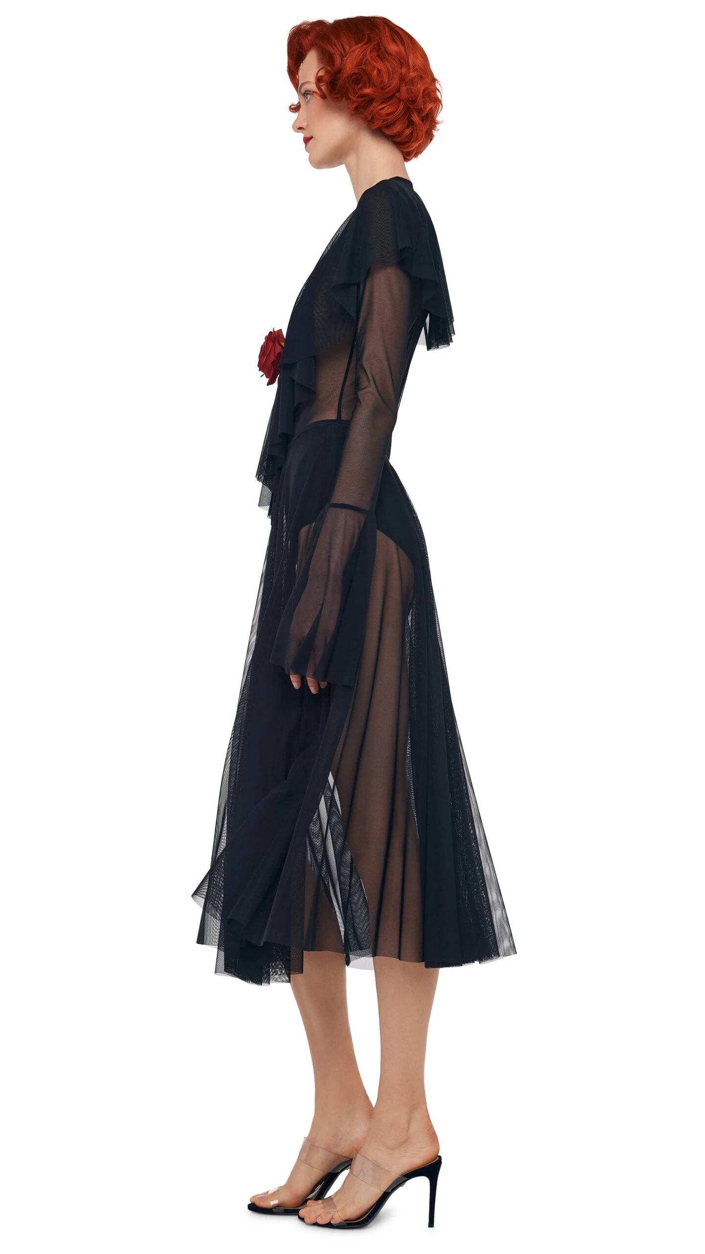 FLARED SKIRT TO MIDCALF W/ PANTY 3 FLARED SKIRT TO MIDCALF W/ PANTY - Image 3