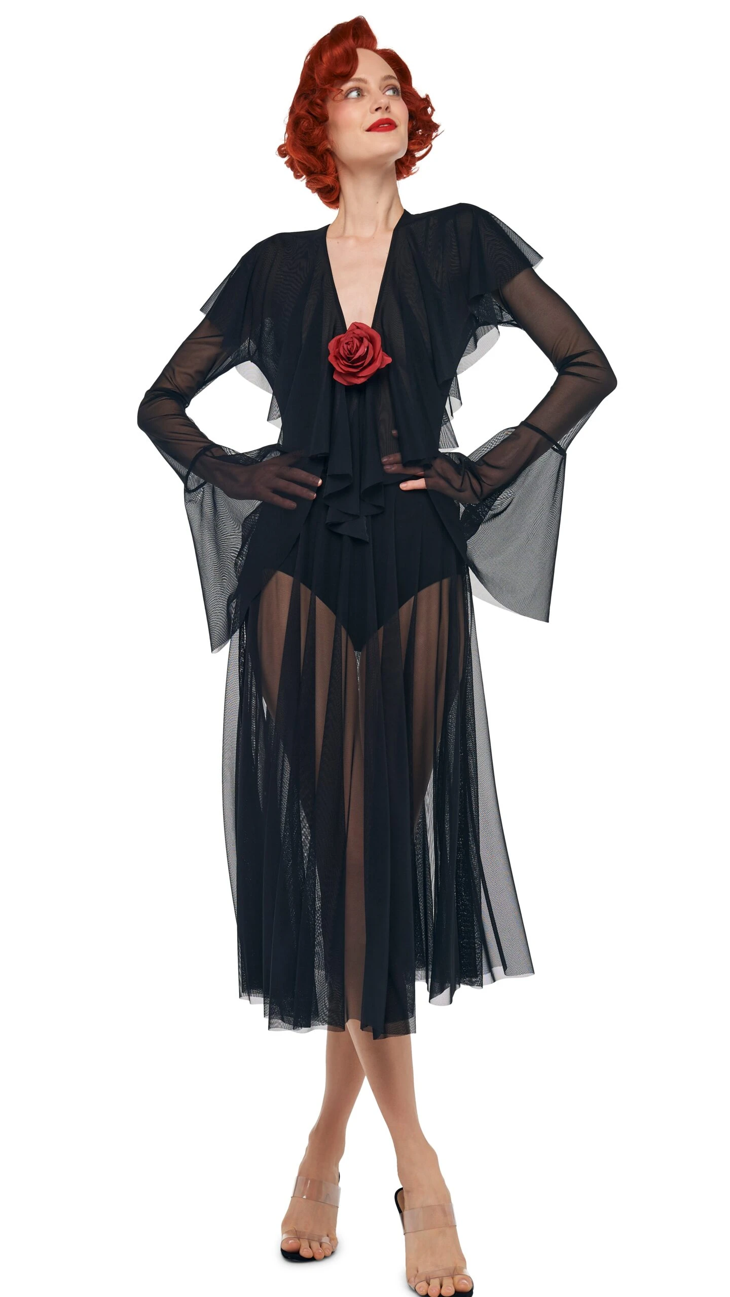 FLARED SKIRT TO MIDCALF W/ PANTY 2 FLARED SKIRT TO MIDCALF W/ PANTY - Image 2