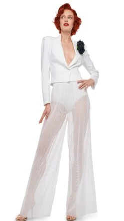 MENS PLEAT PANT -Norma Kamali 11 22 24pf25nk15111