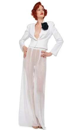 MENS PLEAT PANT -Norma Kamali 11 22 24pf25nk15145