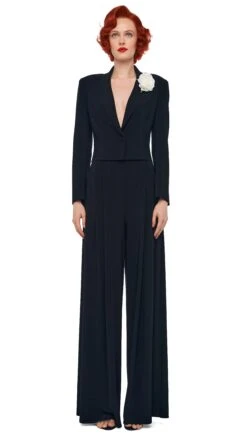 CROPPED SB JACKET -Norma Kamali 11 22 24pf25nk15220