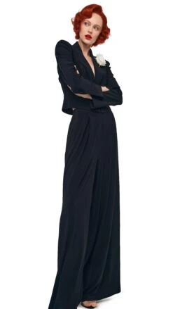 CROPPED SB JACKET -Norma Kamali 11 22 24pf25nk15251