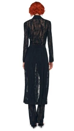 CLASSIC SINGLE BREASTED COAT -Norma Kamali 11 22 24pf25nk16114