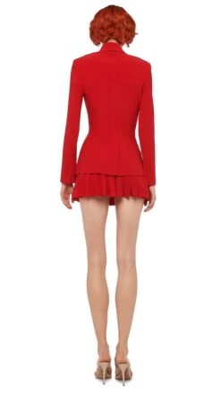 SINGLE BREASTED BOY FIT JACKET -Norma Kamali 11 22 24pf25nk16732 71262e54 69d4 4820 a17c 57c62497a709