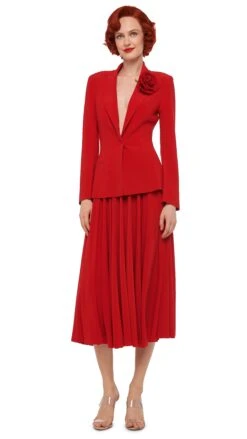 SINGLE BREASTED BOY FIT JACKET -Norma Kamali 11 22 24pf25nk16766 f6205558 db57 4681 b9fe aee9447d583f