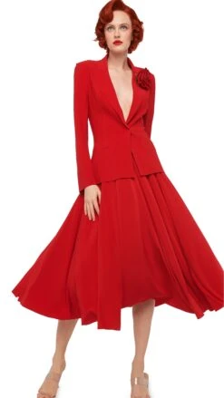 SINGLE BREASTED BOY FIT JACKET -Norma Kamali 11 22 24pf25nk16803 67dbcb46 9149 474c bfb1 102c81a0345a