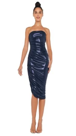 STRAPLESS DIANA DRESS TO KNEE