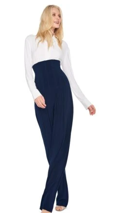 NK SHIRT W/ COLLAR STAND -Norma Kamali 11 23 23nk18997