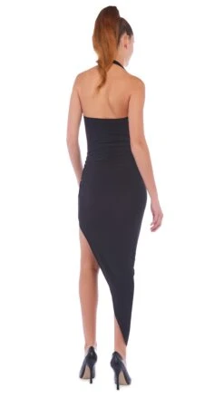 CAYLA SIDE DRAPE GOWN -Norma Kamali 11 28 22nk00595