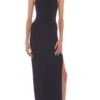 HALTER TURTLE SIDE SLIT GOWN