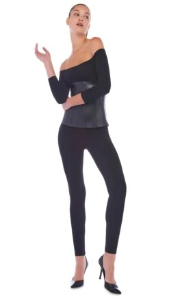 OFF SHOULDER CATSUIT 18 OFF SHOULDER CATSUIT -Norma Kamali 11 28 22nk01106