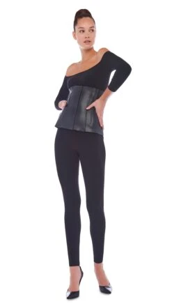 OFF SHOULDER CATSUIT 17 OFF SHOULDER CATSUIT -Norma Kamali 11 28 22nk01109