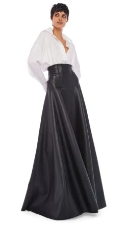 LONG GRACE SKIRT -Norma Kamali 11 29 22nk11048 5859136a dff0 4101 8a72 3724a6abe3a6