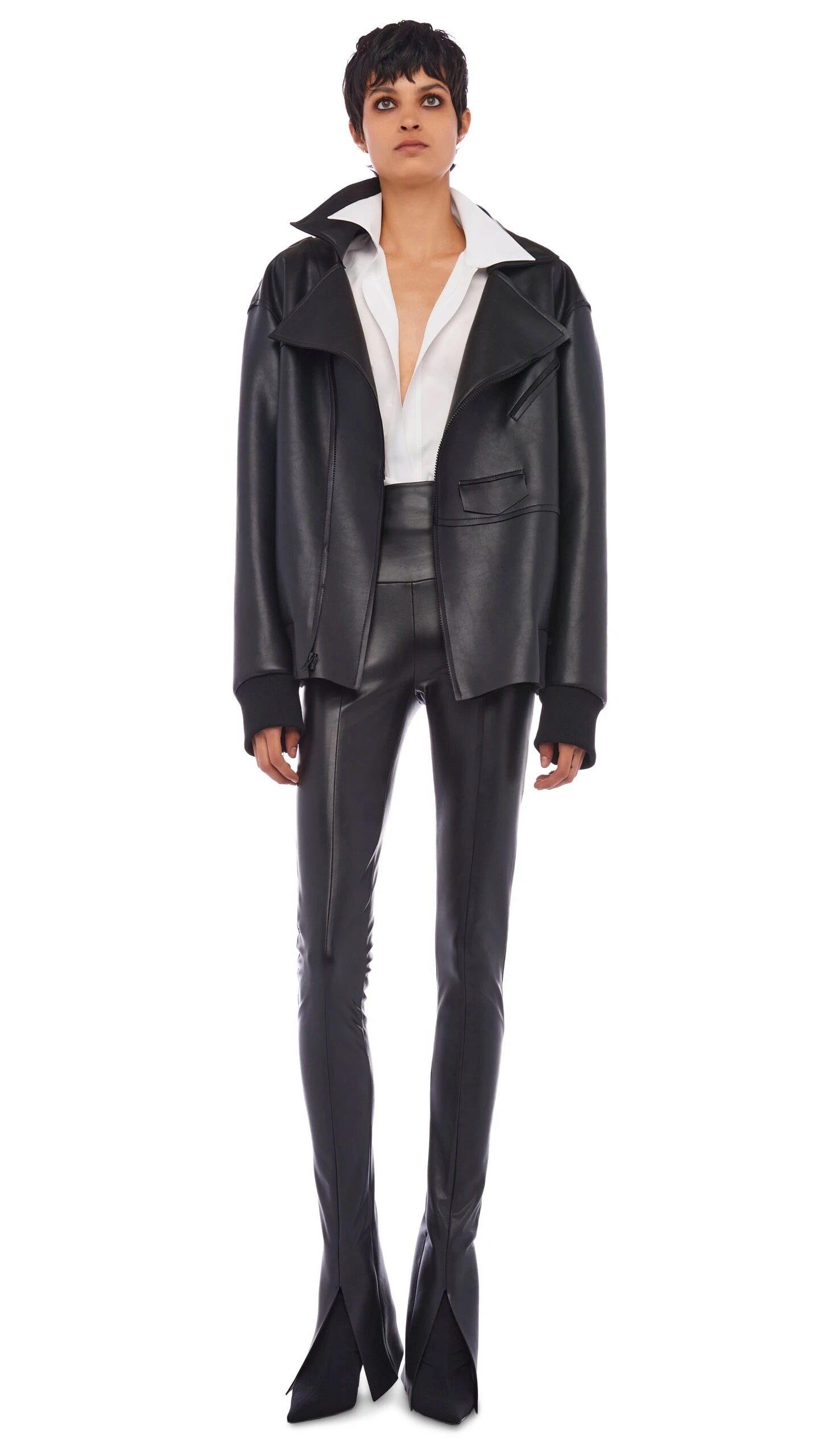 OVERSIZED MOTO JACKET 7 OVERSIZED MOTO JACKET - Image 7