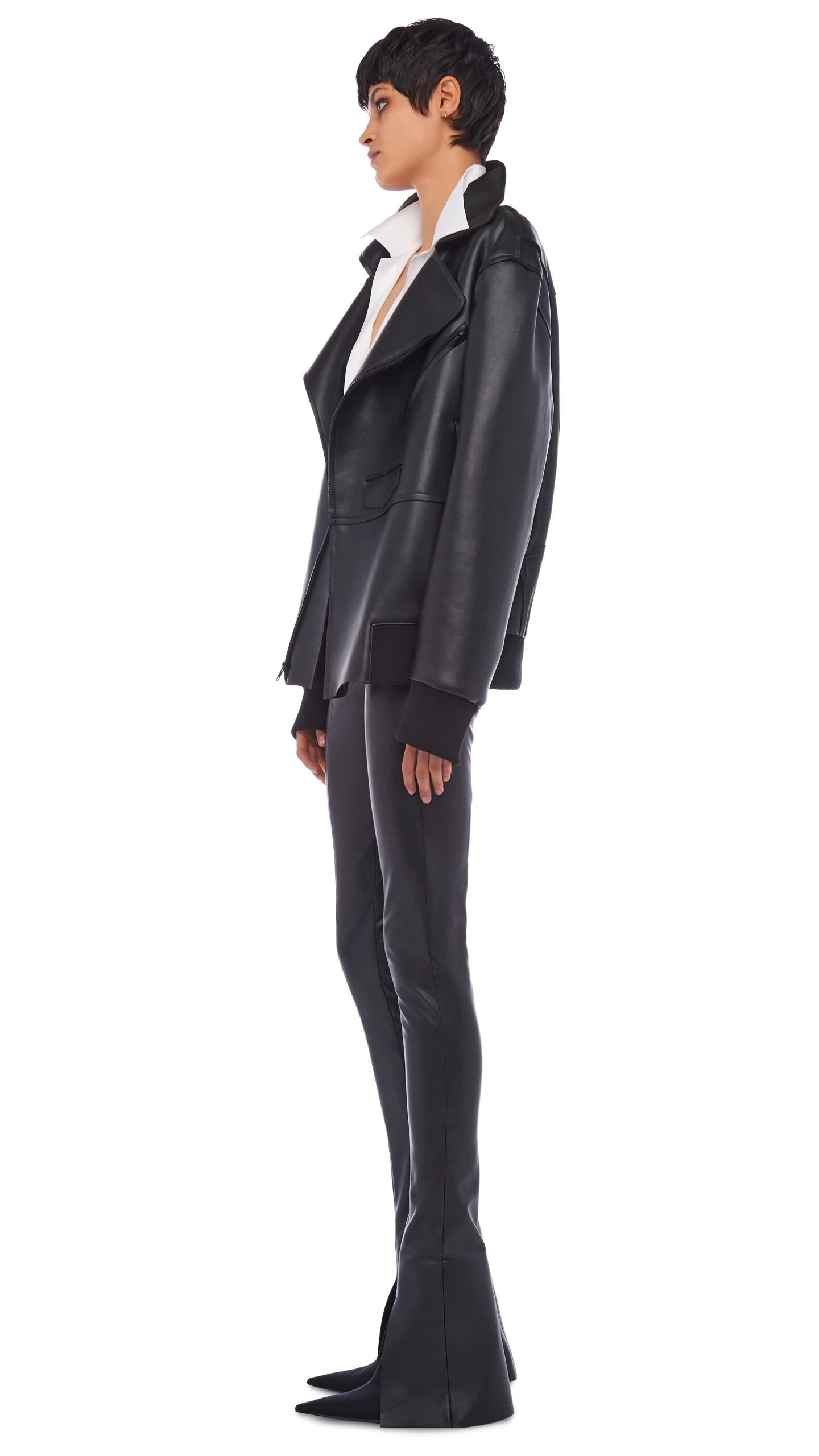 OVERSIZED MOTO JACKET 8 OVERSIZED MOTO JACKET - Image 8