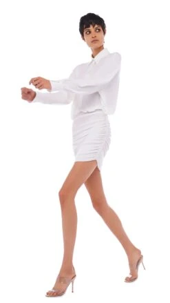 OS BF NK SHIRT MINI DRESS 10 OS BF NK SHIRT MINI DRESS -Norma Kamali 11 29 22nk13442