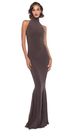 HALTER TURTLE FISHTAIL GOWN