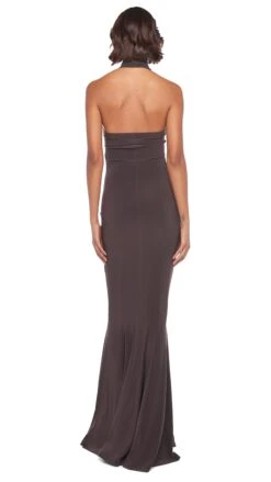 HALTER TURTLE FISHTAIL GOWN 10 HALTER TURTLE FISHTAIL GOWN -Norma Kamali 2 1 23nk07597