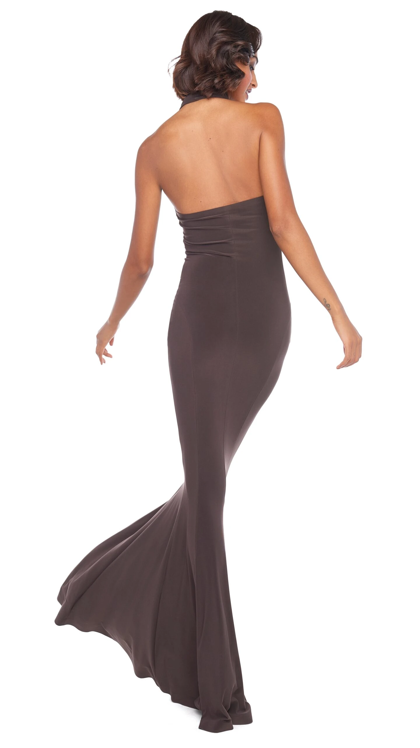 HALTER TURTLE FISHTAIL GOWN 5 HALTER TURTLE FISHTAIL GOWN - Image 5