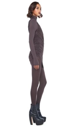 LEGGING W/ FOOTIE W/O WAISTBAND 26 LEGGING W/ FOOTIE W/O WAISTBAND -Norma Kamali 2 1 23nk10102