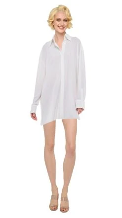 OS BF NK SHIRT DRESS