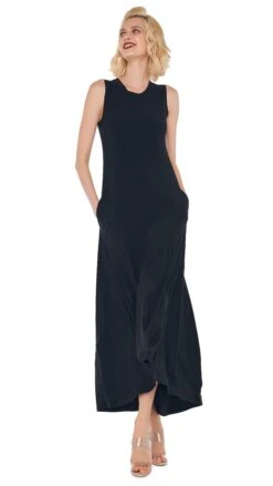 SLEEVELESS LONG SWING DRESS -Norma Kamali 4 17 23nk04651