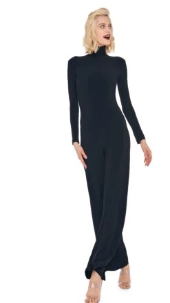 LONG SLEEVE TURTLE JUMPSUIT 19 LONG SLEEVE TURTLE JUMPSUIT -Norma Kamali 4 17 23nk05185