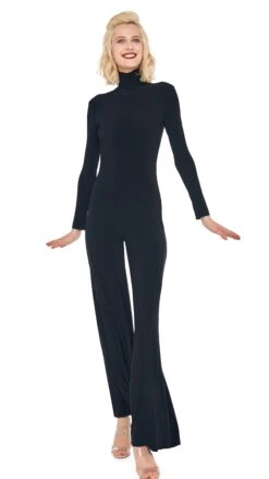 LONG SLEEVE TURTLE JUMPSUIT 16 LONG SLEEVE TURTLE JUMPSUIT -Norma Kamali 4 17 23nk05187