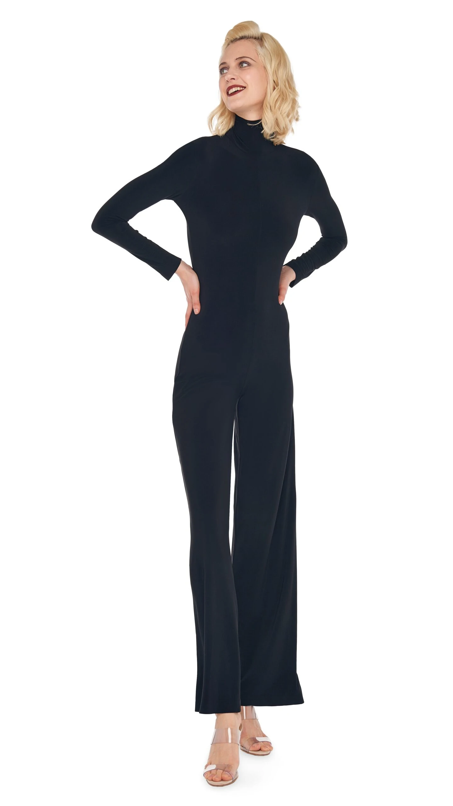 LONG SLEEVE TURTLE JUMPSUIT 6 LONG SLEEVE TURTLE JUMPSUIT - Image 6